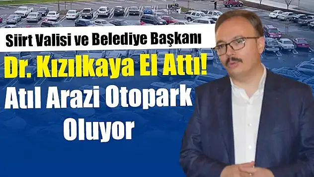 Siirt Valisi Dr. Kızılkaya Olaya El Attı!