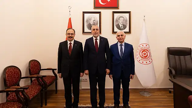 Siirt Valisi Kemal Kızılkaya ve Milletvekili Mervan Gül'den Bakan Işıkhan'a Ziyaret