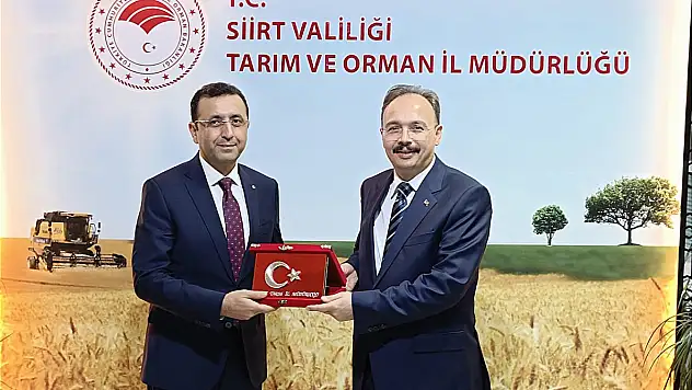 Siirt Valisi Kızılkaya'dan Tarım İl Müdürlüğüne Ziyaret