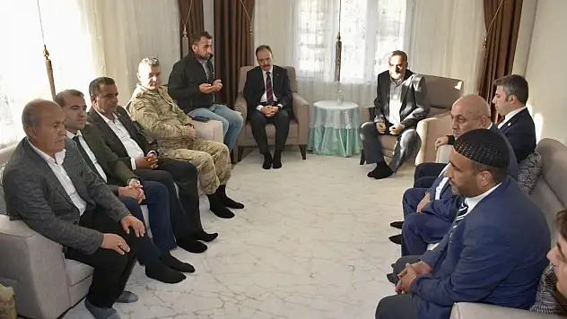 Siirt Valisinden Şehit Piyade Teğmen Ömer Bağra'nın Ailesine Ziyaret