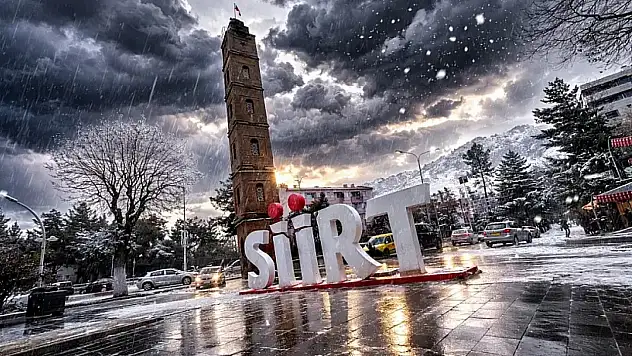 Siirt ve çevresinde kuvvetli kar uyarısı