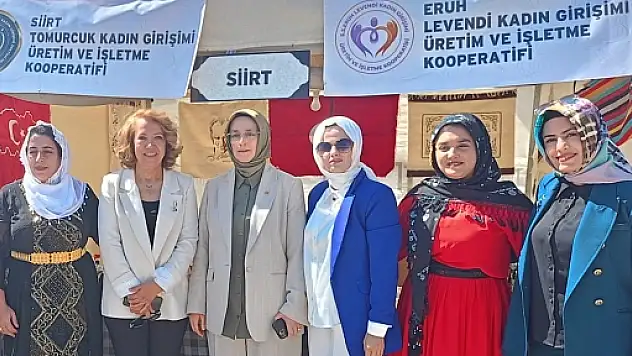 Siirt ve Eruhlu Kadın Girişimciler Kooperatifleri Kırşehir'de Stant Açtı