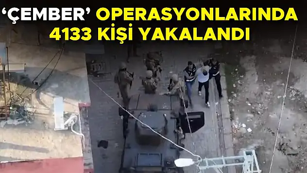 Siirt'in de Aralarında Bulunduğu 81 İlde Çember Operasyonlarında Firariler Yakalandı