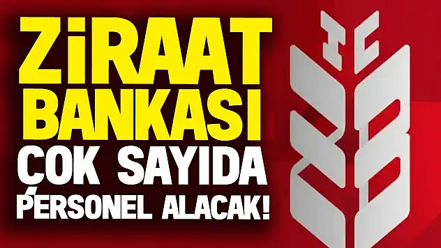Siirt'in de Aralarında Bulunduğu İllerde Ziraat Bankasına Personel Alınacak