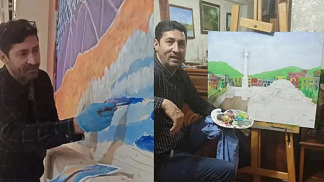 Siirt'in Kültürel Mirasını Tuvaline Taşıyor