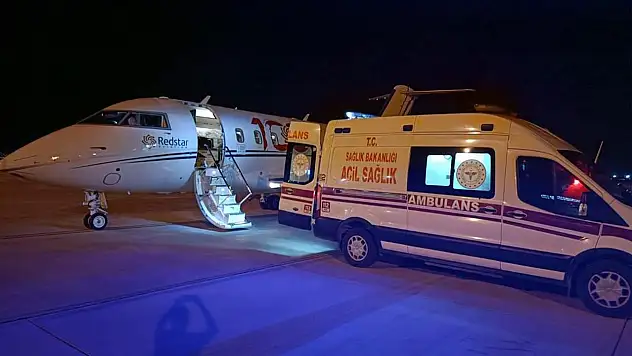 Siirtli 16 Yaşındaki Epilepsi Hastası Ambulans Uçakla İzmir'e Sevk Edildi