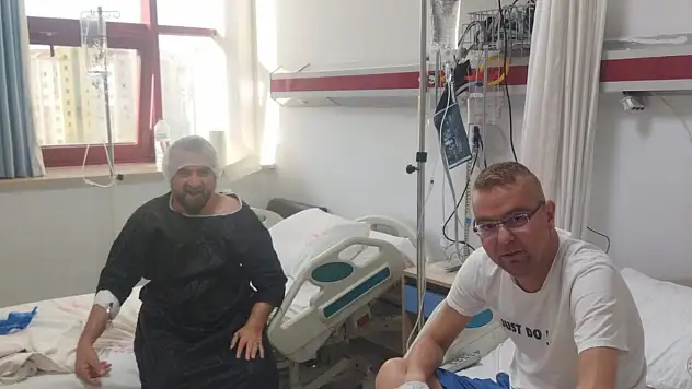 Siirtli Abi Kardeşine Böbreğini Bağışladı