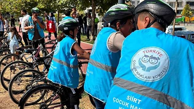 Siirtli Çocuklar İklim İçin Pedal Çevirdi