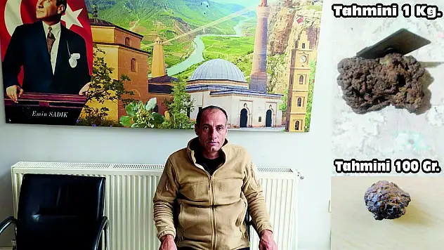 Siirtli Hemşerimiz Göktaşı Bulduğunu İddia Etti (VİDEOLU HABER)