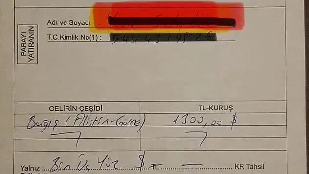 Siirtli Hemşerimiz Umre Parasını Gazze'ye Bağışladı