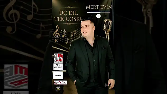 Siirtli sanatçı Mert Evin'in ''Üç Dil Tek Coşku'' şarkısı yayınlandı