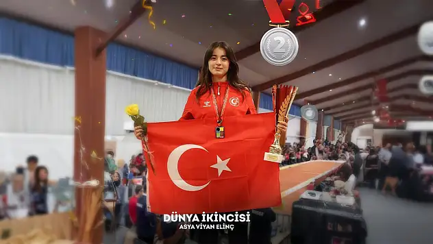 Siirtli Sporcu Asya Viyan Elinç'ten Dünya İkinciliği Gururu