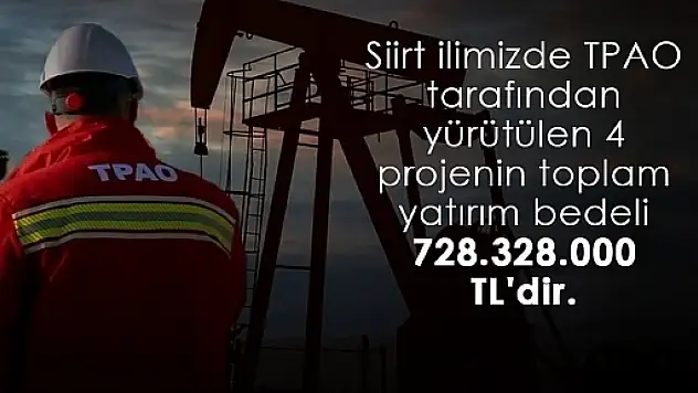Siirt'te 2024 Yılında 1 Milyon 200 Bin Varil Petrol Üretildi