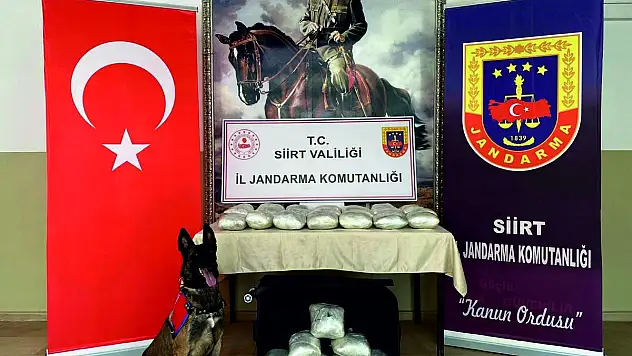 Siirt'te 40 Kilo Kubar Esrar Ele Geçirildi