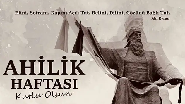 Siirt'te Ahilik Haftası Kutlama Programı Belli Oldu