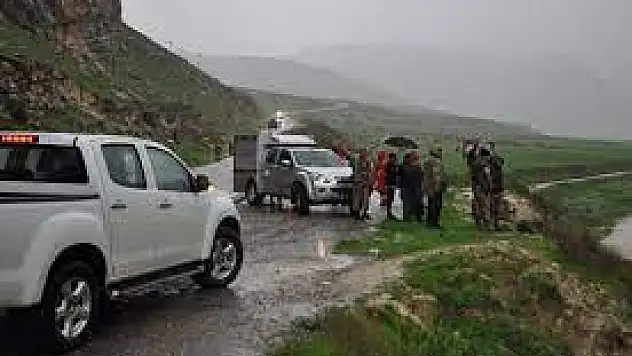 Siirt'te Aracıyla Botan Çayına Giren Sürücü Canını Zor Kurtardı!