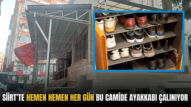 Siirt'te Boyuna Ayakkabı Çalınan Cami!