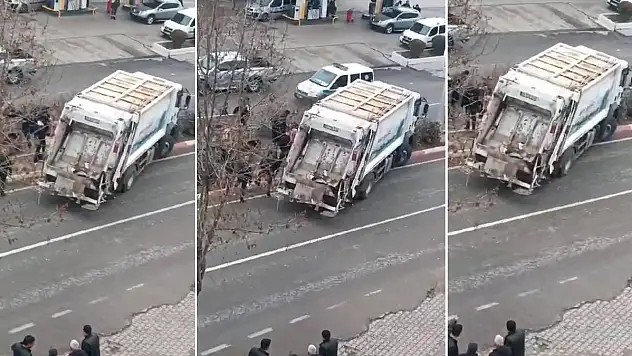 Siirt'te Çöp Kamyonu Kaza Yaptı: Orta Refüje Çıktı