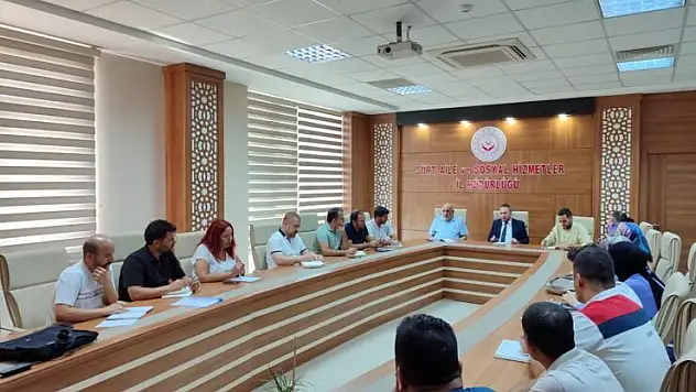 Siirt'te Değerlendirme Toplantısı