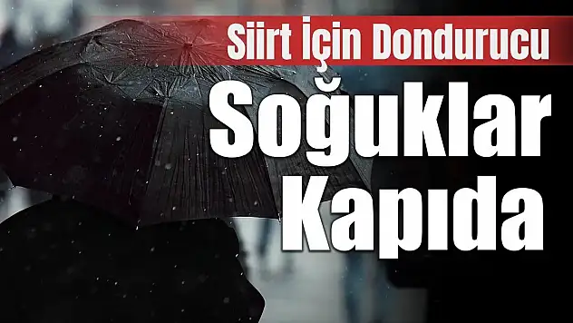 Siirt'te Dondurucu Soğuklar Hava Sıcaklığı -7 Derece