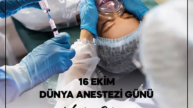Siirt'te Dünya Anestezi Günü Kutlaması