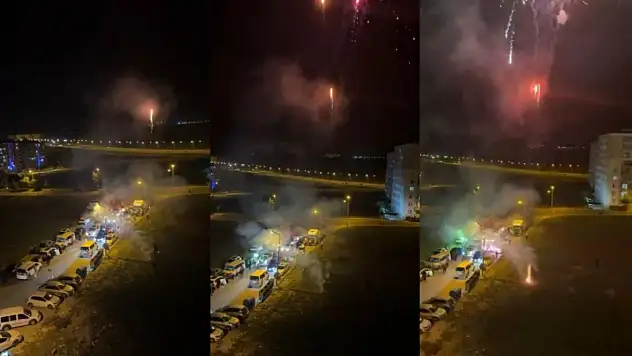Siirt'te Gece Yarısı Atılan Havai Fişekler ve Yapılan Düğün Konvoyları Vatandaşları İsyan Ettirdi