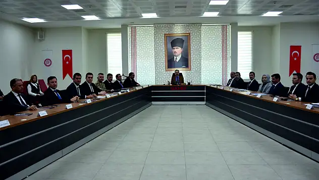 Siirt'te Geniş Kapsamlı Seçim Güvenliği Toplantısı Yapıldı