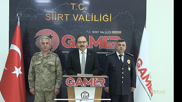 Siirt'te Güvenlik ve Asayişin Başarı Oranı %99,29