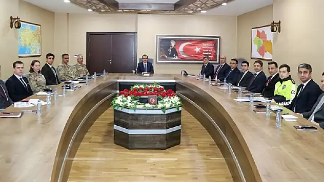 Siirt'te Haftalık Güvenlik ve Asayiş Koordinasyon Toplantısı