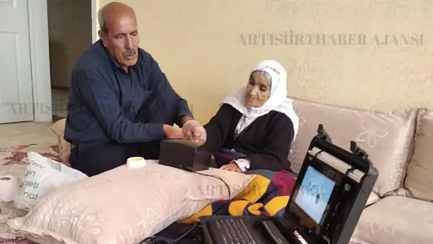 Siirt'te Hasta ve Yaşlılara ''evde Nüfus Cüzdanı'' Hizmeti
