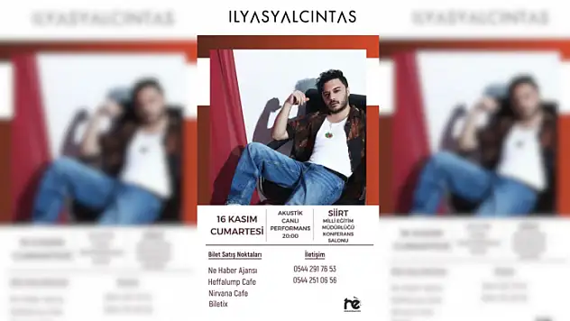 Siirt'te İlyas Yalçıntaş Konseri