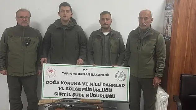 Siirt'te Kaçak Avcılığa 30 Bin TL Ceza Kesildi