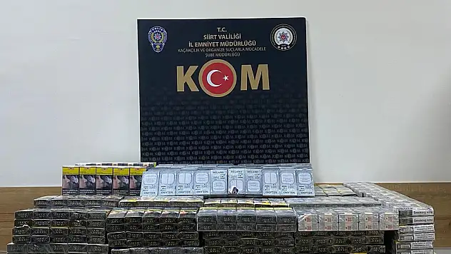 Siirt'te Kaçakçılık ve Organize Suçlara Karşı Mücadele Kararlılıkla Devam Ediyor