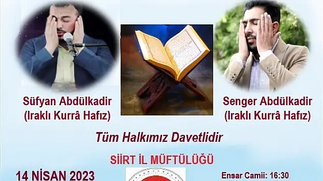 SİİRT'TE KUR'AN ZİYAFETİ