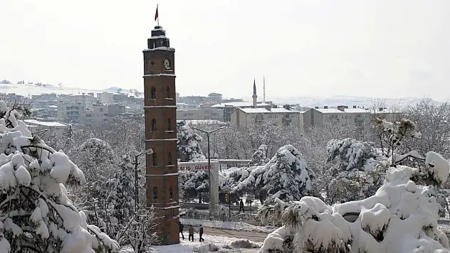 Siirt'te Nihayet, Şehir Merkezine de Kar Düştü!