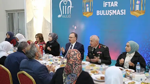 Siirt'te Şehit ve Gazi Aileleri İçin Anlamlı İftar