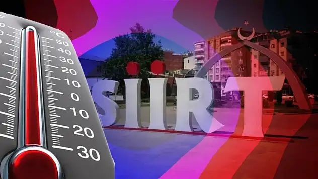 Siirt'te Sıcaklıklar 40 Dereceye Dayanacak!