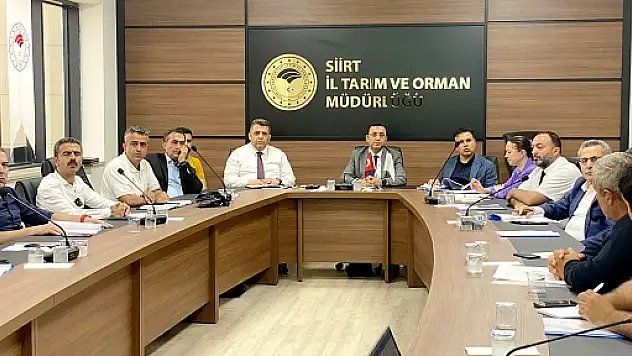 Siirt'te Tarımsal Üretim Planlamasının İkinci Toplantısı Yapıldı