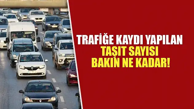 Siirt'te Trafiğe Kayıtlı Taşıt Sayısı Açıklandı