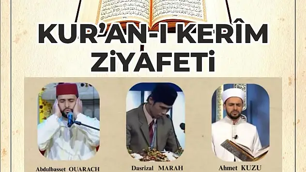 Siirt'te Uluslararası Kur'an Ziyafeti Programı