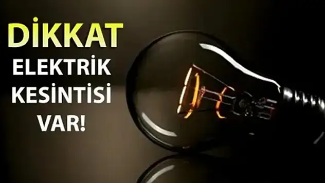 Siirt'te Yarın Elektrik Kesintisi Uygulanacak!