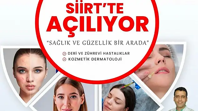Siirt'te Yeni Bir Sağlık Adresi: Dr. Ömer Özdemir'den Özel Cildiye Kliniği