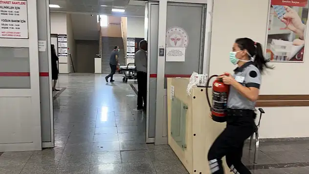 Şırnak Devlet Hastanesi'ndeki tatbikat gerçeğini aratmadı