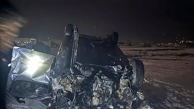 Şırnak–Siirt Kara Yolunda Takla Atan Araç Hurdaya Döndü: Sürücü Ağır Yaralı