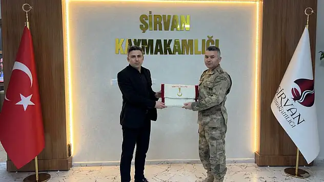 Şirvan İlçe Hükümet Konağı Hizmete GirdiTuğgeneral Büyük'ten Hayırlı Olsun Ziyareti