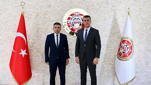 Şirvan Kaymakamından Kurtalan Kaymakamına Ziyaret