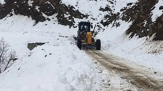 Şirvan'da Kapanan Köy Yolları Karayolları Ekiplerince Açıldı