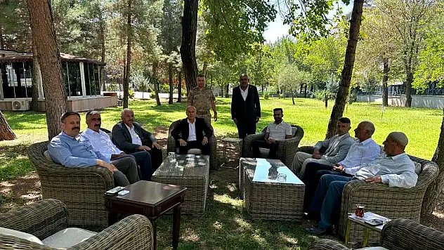 Şirvan Heyetinden İl Jandarma Komutanı Tuğgeneral Emrullah Büyük'e Ziyaret
