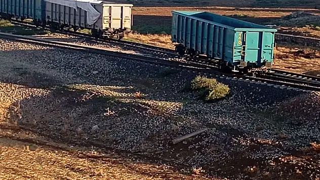 Son Dakika: Kurtalan'da Yük Treninin Bir Vagonu Raydan Çıktı