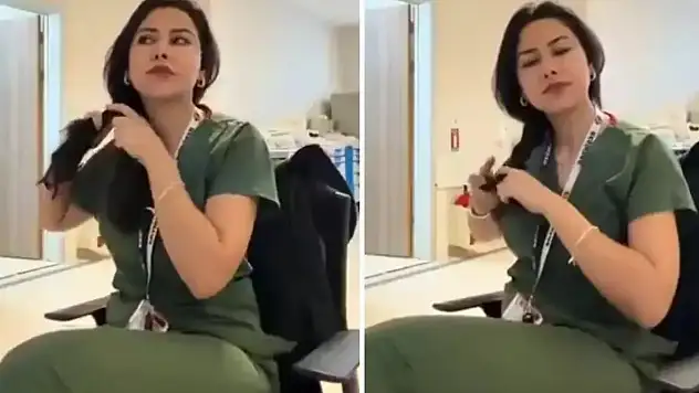 Sosyal medyadaki 'saç örme' akımına katılan hemşire gözaltına alındı